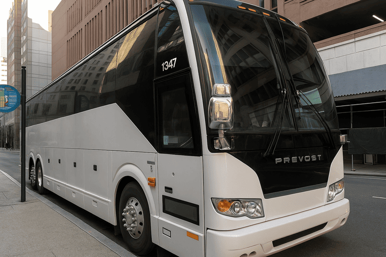 a Cary Coach Bus Service coach bus