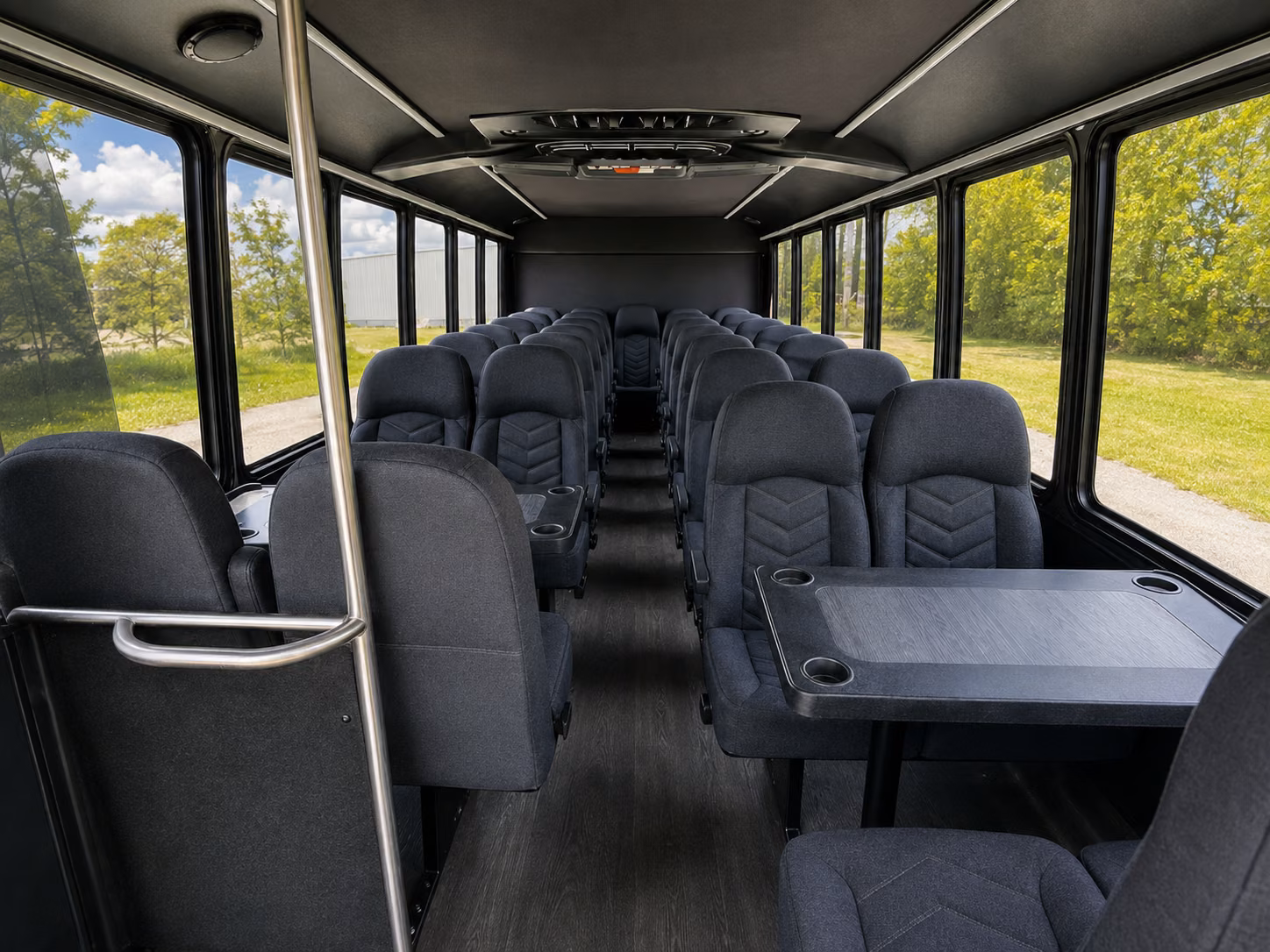 cary 15 passenger minibus interior