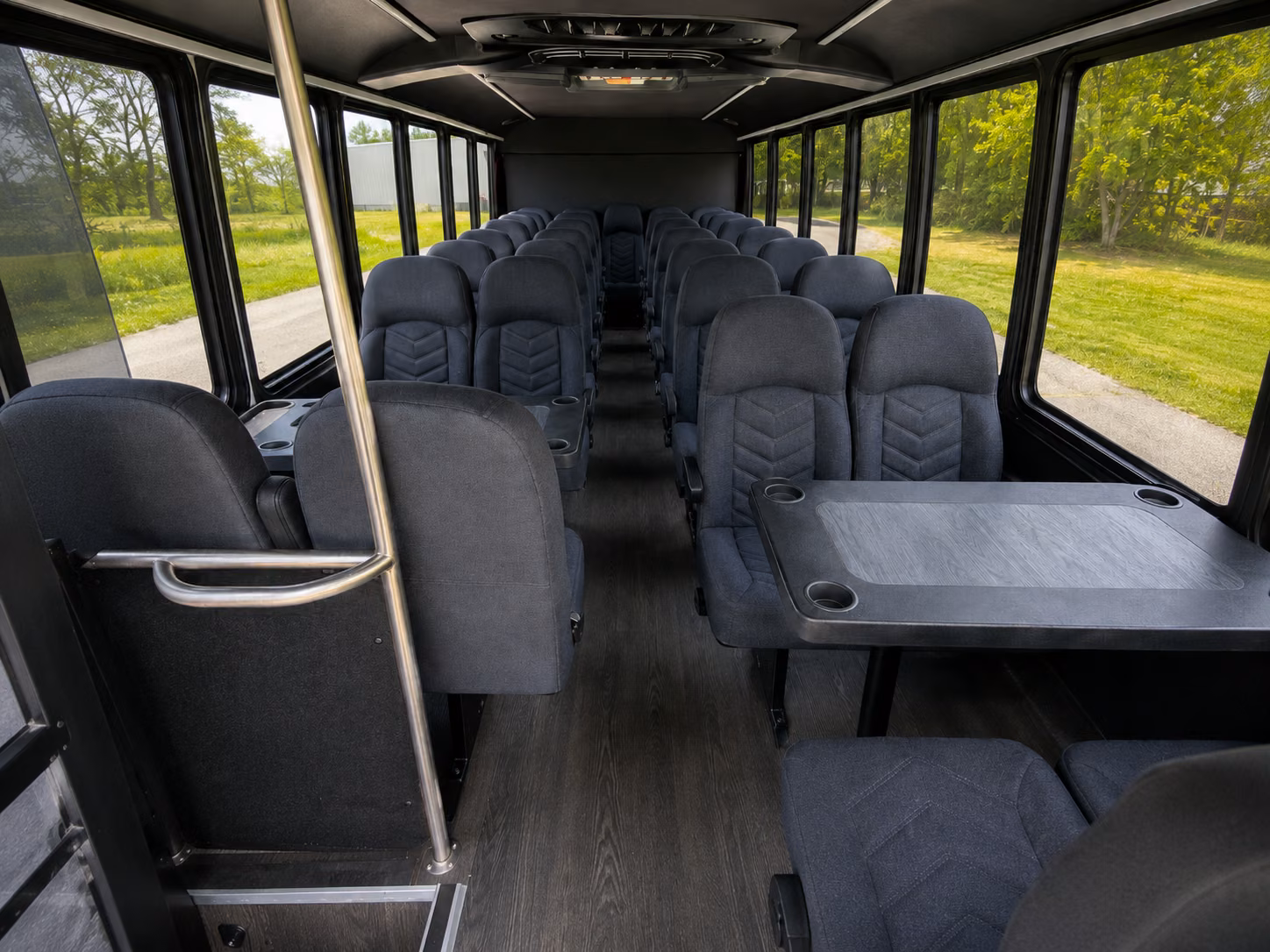 cary 18 passenger minibus interior