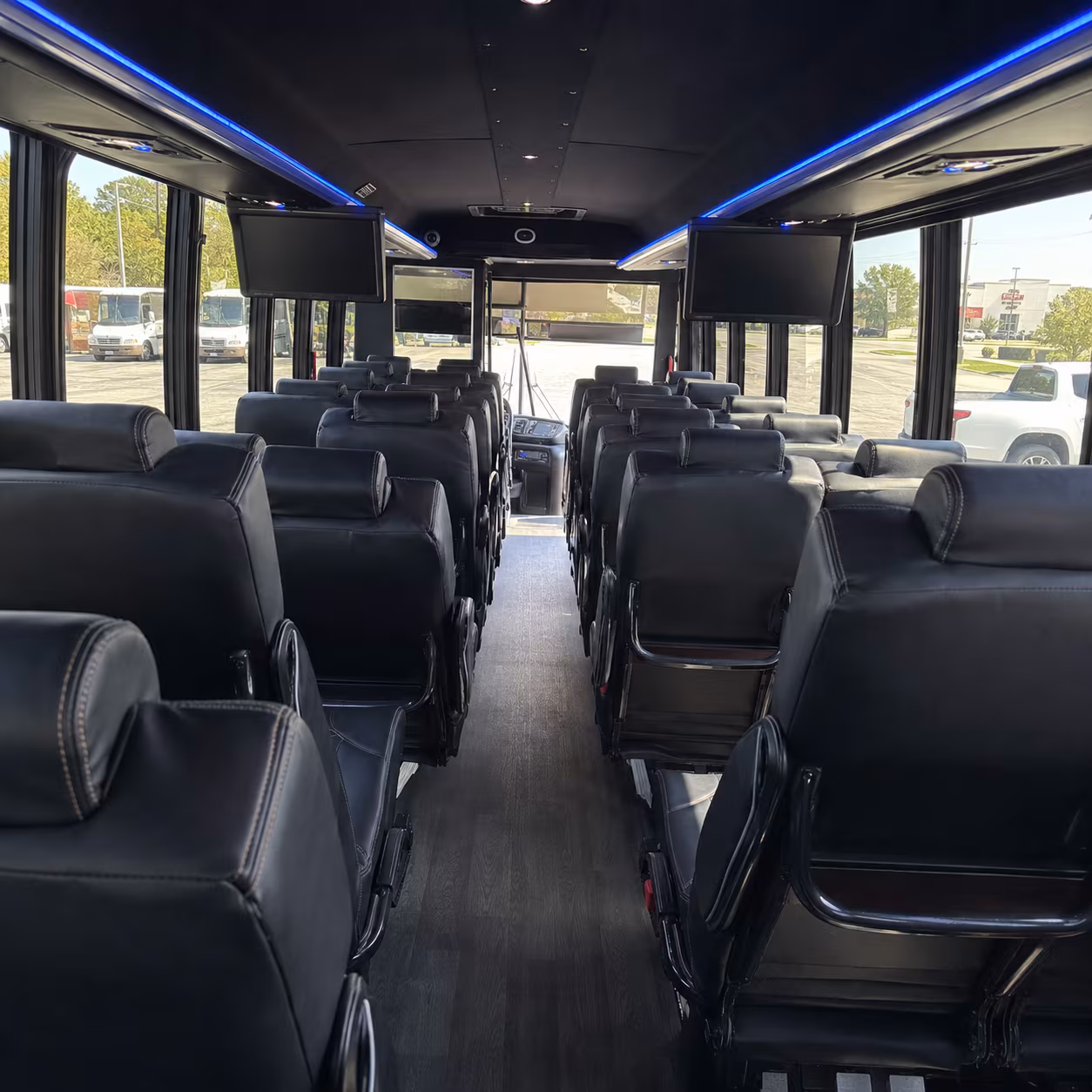 cary 30 passenger minibus interior