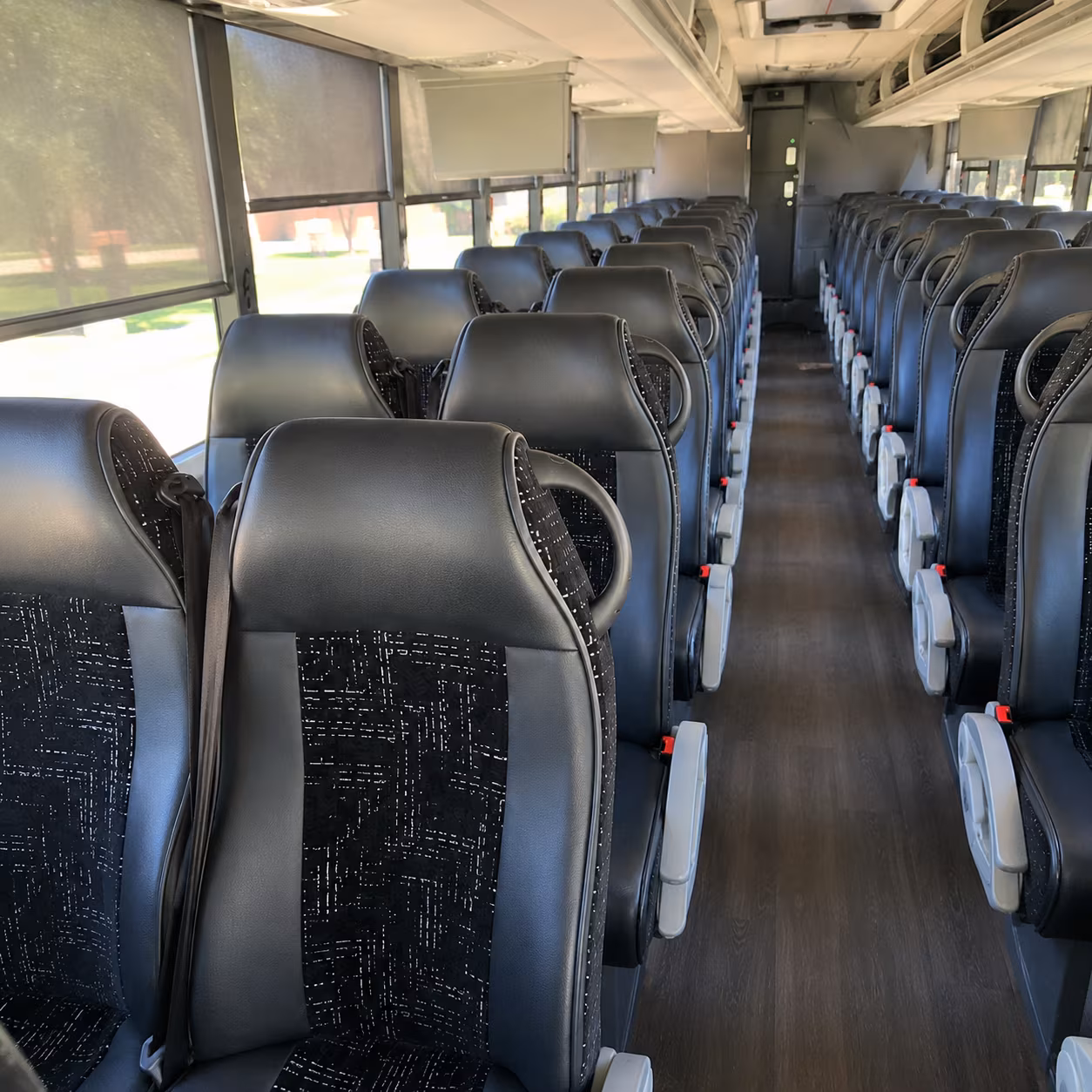 cary 56 passenger charter bus interior
