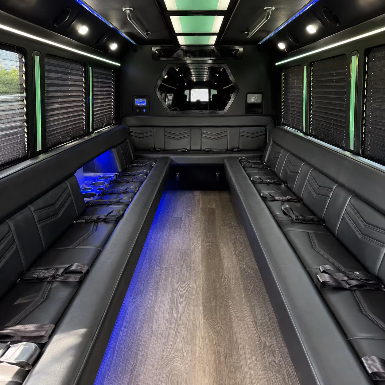cary raleigh area concert venues party bus rental
