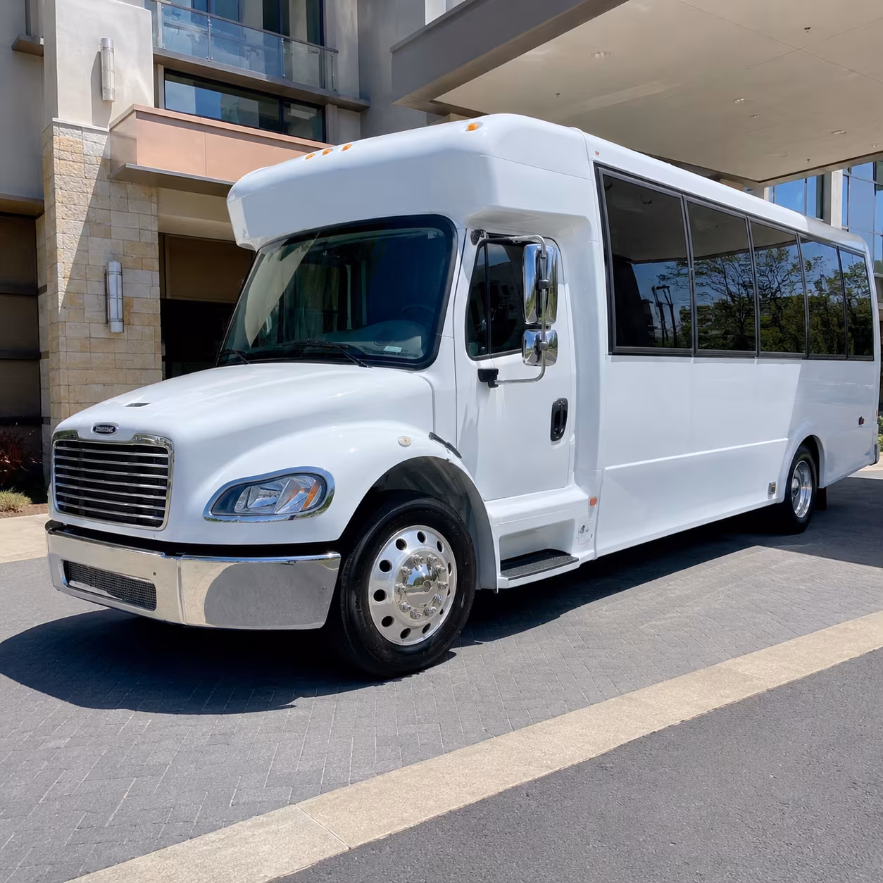 hotel to venue shuttle buses for cary corporate groups