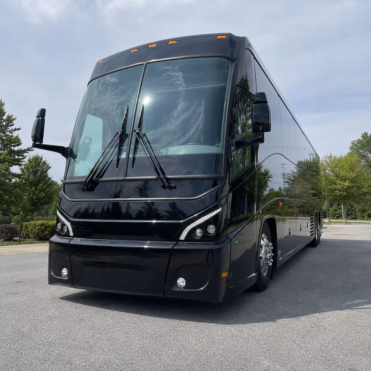 rehearsal dinner bus rentals connecting cary and raleigh