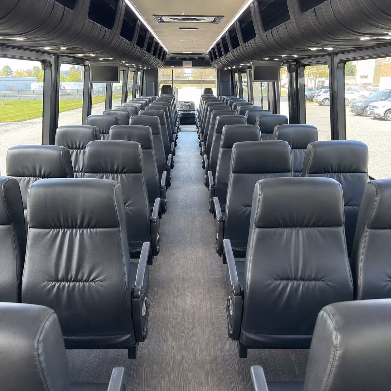 shuttle buses for wedding guests between cary hotels and venues