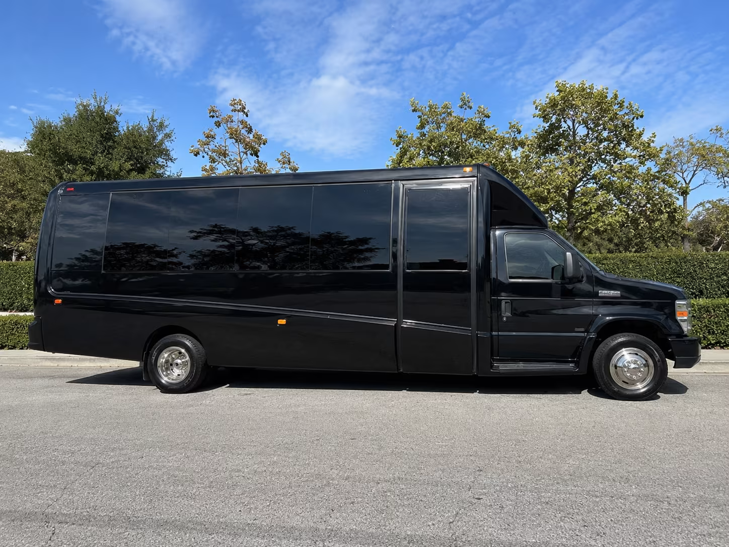 shuttle buses for weekly worship services in cary